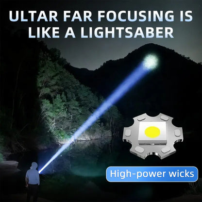 2-in-1 Strong Flashlight + Power Bank