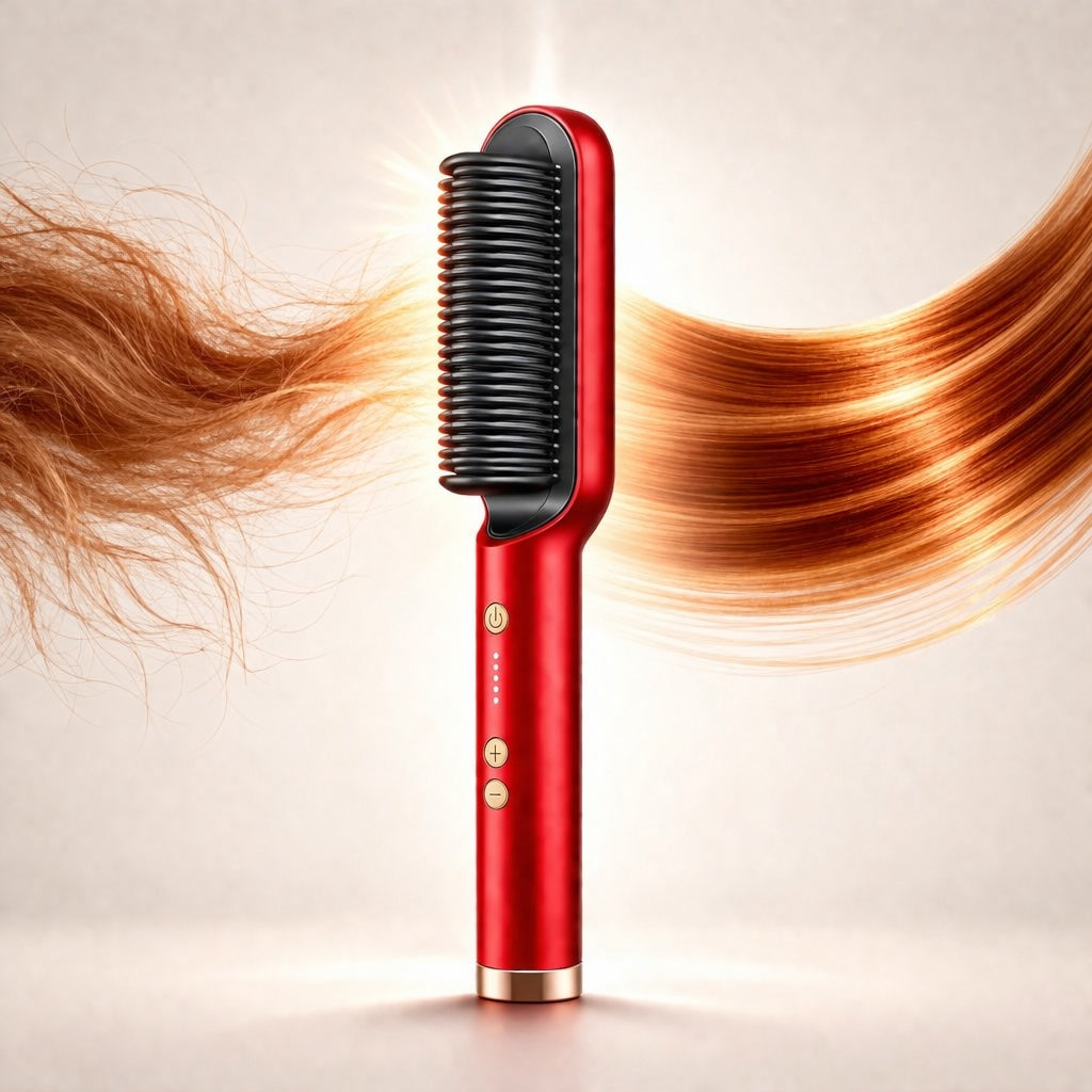 Electric Hair Straightener Comb